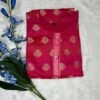 Image 2024-07-29 at 17.51.36 (5) BANARASI A-line pink kurti FLORAL EMBROIDERED top view
