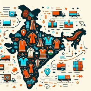 About us India with markers