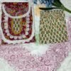 Jaipuri Cotton Kurti with Digital Print & Pom Pom Lace Dupatta-Bottom and dupatta