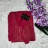 Image 2024-07-31 at 18.50.30 (4) Anarkali Red Kurti with Embroidered Work and Border top view