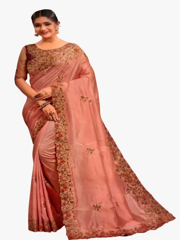 Image 2024-08-17 at 20.42.09 (18) Upada Silk pink saree Dyed zari and sequence work showing Border