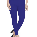 Viscose Churidar Ankle Leggings -violet