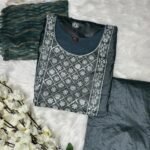Sharara ash Kurti – Sequence Embroidery with Dupatta & Bottom