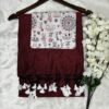 Image 2024-11-19 at 16.48.30 (3) Khadi maroon Saree with Separate Blouse