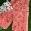 2025-02-09 at 2.45.16 PM (15) Silk Cotton Khadi Saree – Slap Print orange color saree full view