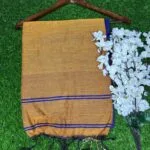 Mal mal cotton blue colour saree